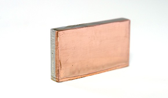 copper-steel clad plates